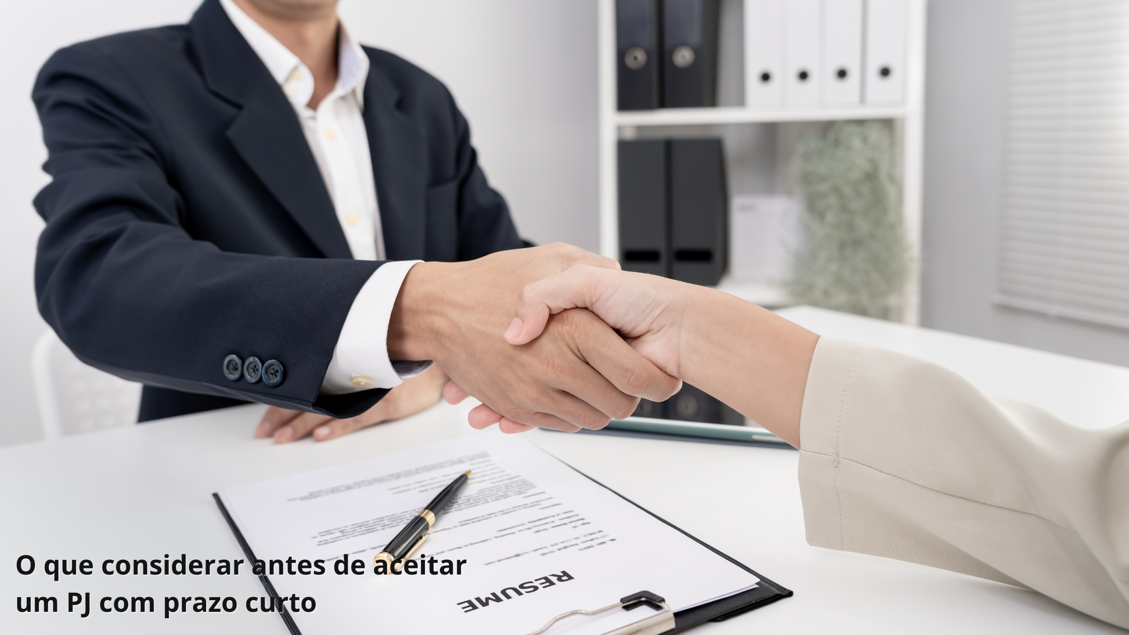 Capa do artigo O que considerar antes de aceitar um PJ com prazo curto